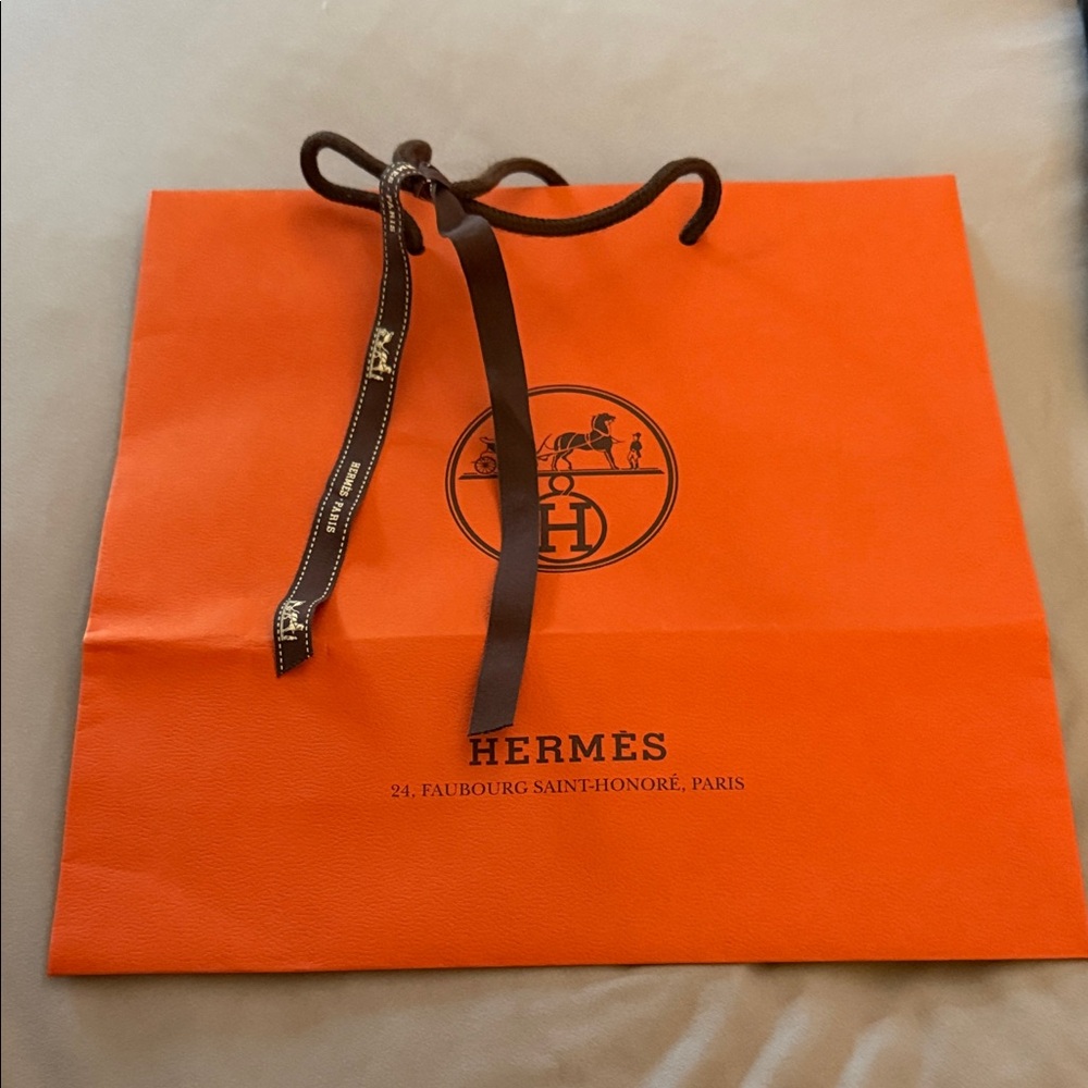 Orange Shopping Bag